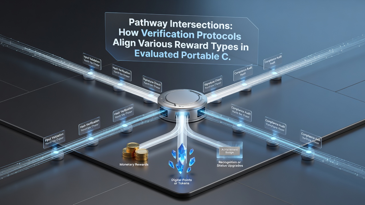 Flowchart illustrating how verification protocols intersect reward pathways in mobile casino ecosystems
