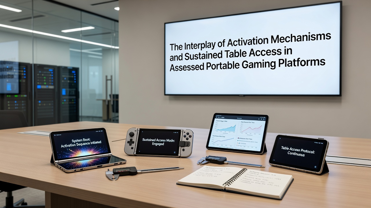 Mobile gaming platform interface showing activation screens and live table game access on handheld devices